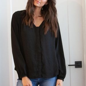 Vince Camuto Black Blouse